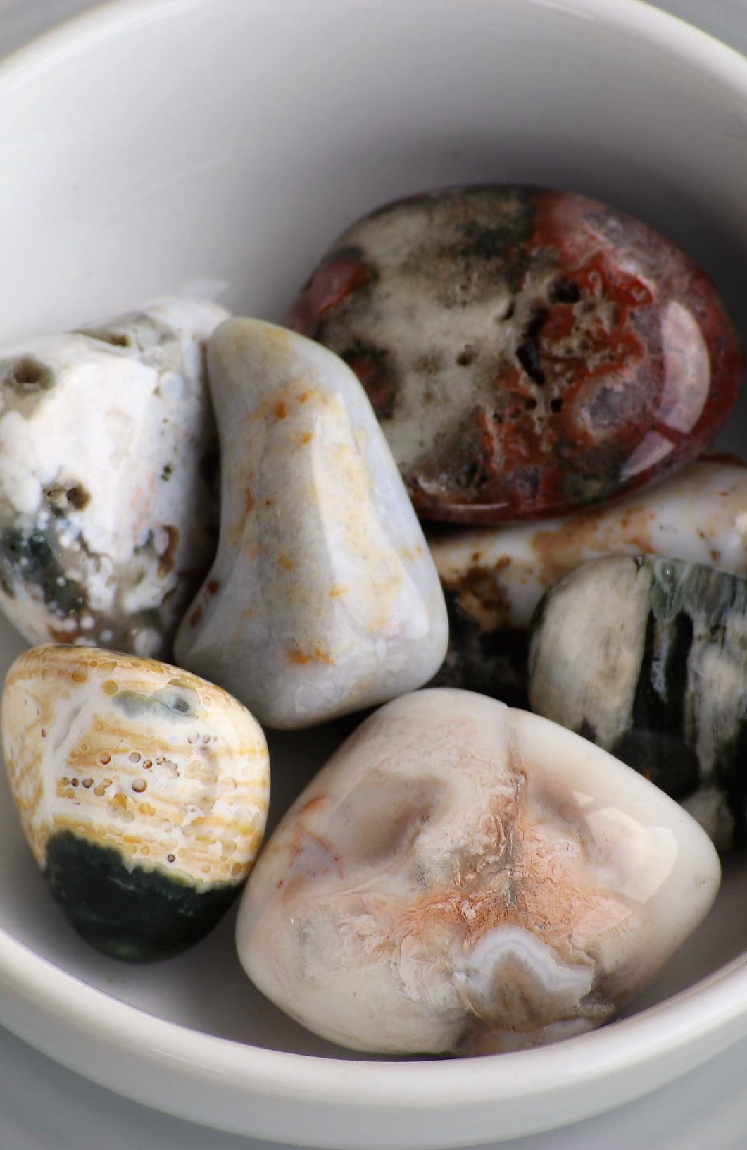 Ocean Jasper Tumbled Stone